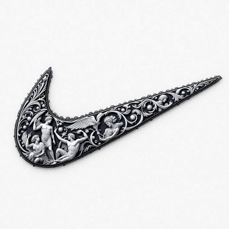 Source artwork for Engraved swoosh